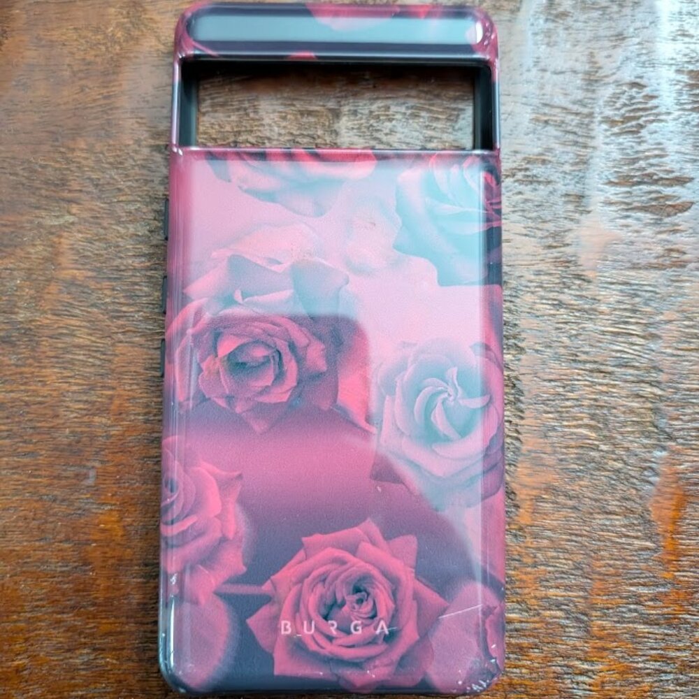 GUC Burga Phone case for Pixel 7 - Burgundy Roses